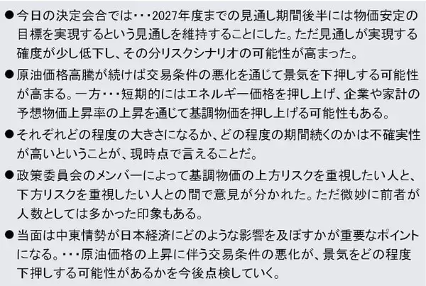 「原油相場高騰で日銀が景気、FRBがインフレを重視するのはなぜか（愛宕伸康）」の画像