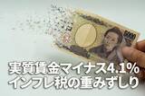 「1月実質賃金4.1％減、物価上昇響く。賃上げ要求どこまで通る？」の画像1