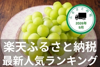 ［ふるさと納税］フルーツランキング1位！皮ごと食べられるシャインマスカット！2026年9月の人気返礼品トップ10-09/16時点