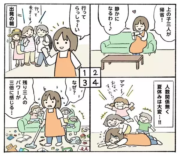 「夏休み終盤、食費も疲労も限界！！ラクして家族で楽しむために「来週からやめたい」三つのこと」の画像