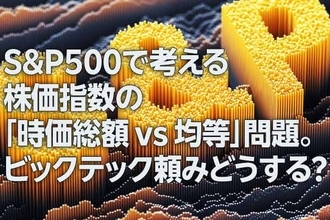 S＆P500で考える株価指数の「時価総額vs均等」問題。ビックテック頼みどうする？
