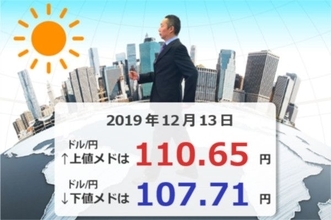 目指せドル/円110円！ 2019年最後の強気相場に乗り遅れるな！