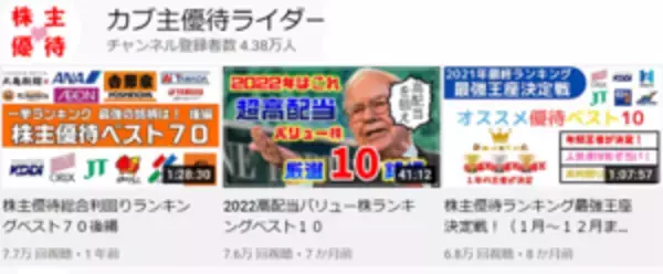 「カブ主優待ライダーさん「兼業投資家でYouTuber、いつ撮ってるの！？」優待投資家インタビュー前編」の画像
