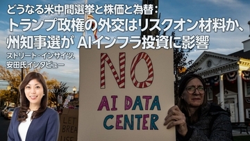 どうなる米中間選挙と株価と為替：トランプ政権の外交はリスクオン材料か、州知事選が AIインフラ投資に影響 ストリート・インサイツ、安田氏インタビュー