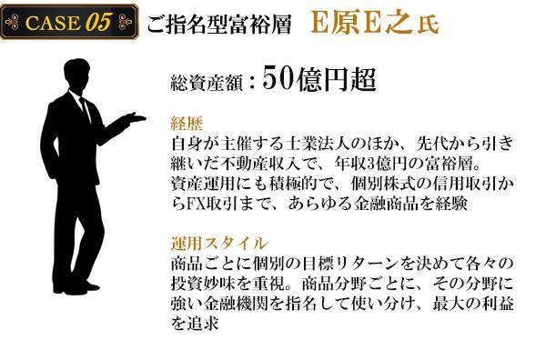 資産50億円超！金融機関を使い分ける【ご指名型富裕層】の投資術！