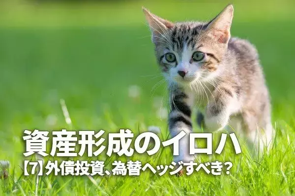 資産形成のイロハ【7】外債投資、為替ヘッジすべき？