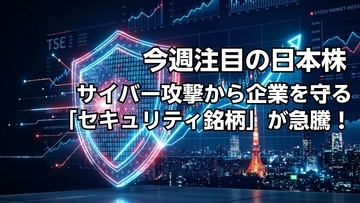 前週比96%高の急騰！サイバー攻撃から企業を守る「セキュリティ銘柄」が株価上昇率ランキング独占…今週の注目銘柄は？