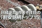 「日経平均：今こそ注目の「割安銘柄トップ15」（西 勇太郎）」の画像1