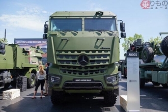 ベンツが公開した最新鋭「軍用トラック」は戦車すらも軽々引っ張るほどのモンスタースペック！ さらに現在の戦場に適した構造とは