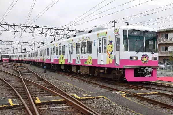 新京成「ふなっしートレイン」5年ぶりに運行 地上降臨10周年記念で 4月21日から