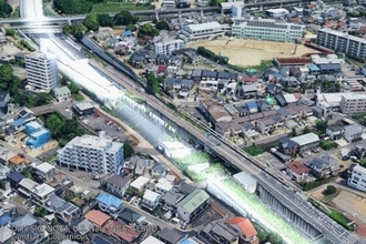 「名古屋の外環道の“下道”」鬼の渋滞ポイントの解消まもなく？ “踏切オサラバ”に続け！ 4車線化の状況は