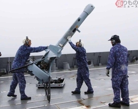 耳栓必携？ 海自の「異形の無人機」が護衛艦に“ピタリ着艦”！ 燃料計すらない!? 驚きの運用方法が明らかに