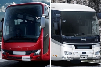 「ボディは日野、心臓は“スカニア”」のバス誕生へ 日野・三菱ふそう統合でバス市場に激震!? ふそうはディーゼルバス終了