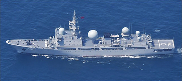 中国の情報収集艦が日本海を遊弋 空母も参加の日米共同演習に合わせて 防衛省
