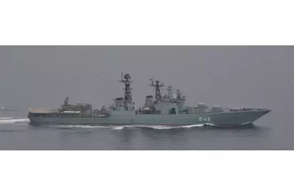 ロシア軍艦、1週間かけて日本列島をほぼ周回 襟裳岬沖～宮古島近海～日本海へ