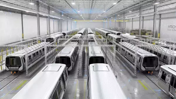 日立が米国に「鉄道車両工場」新設 ワシントンメトロ向け新型車を製造 最大800両