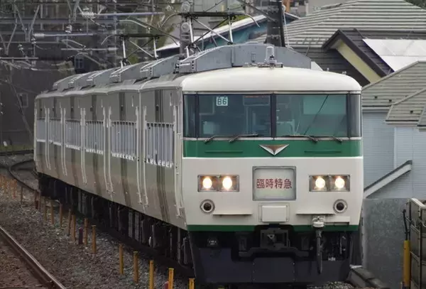 「「日本一のモグラ駅」に長時間停車する特急が運行へ 車両は国鉄型185系」の画像