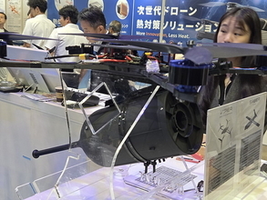 「敵のジャミング効きません！」幕張メッセで展示の ”台湾ドローン”を取材 現代戦の新たなトレンドか？