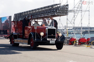 お値段「2億円のベンツ」が走った！ 90年前の“巨大はしご車”が奇跡の復活 10年かけた「執念のレストア」で名古屋に再び咆哮