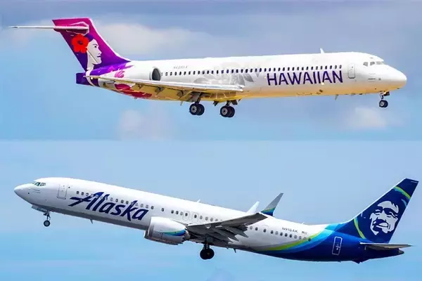 確かに完璧だ！ 米の航空大手2社統合で”驚愕の機体デザイン案”出現 尾翼で男女がイチャイチャ