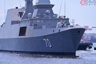 東京に「カクカクのステルス艦」が来た！ シンガポール海軍の主力艦、初めてお台場に 特徴は外観と“最新ミサイル”