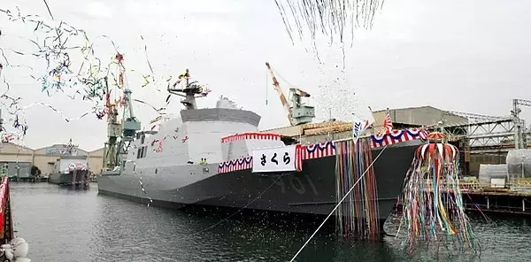 「海自の艦艇不足・人手不足を救うか？ 最新「さくら型哨戒艦」の超省人化テクノロジー  “20年前のアニメの世界観”が現実に」の画像