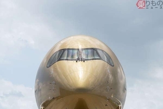 ”空飛ぶ金塊”かよ…！ SNSも騒然「世界最強級にド派手な旅客機」間もなく就航 まさかの「成田行き」が初便!?