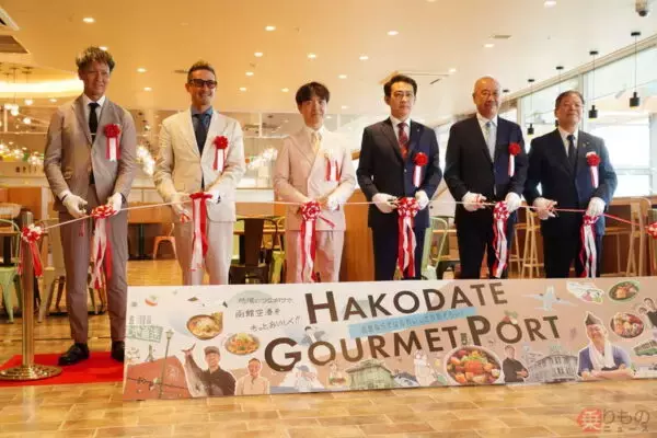 松岡昌宏さんもウマさに驚愕の「函館空港初のフードコート」ついにオープン 大泉潤市長も「毎日来たい」…施設の全容とは？