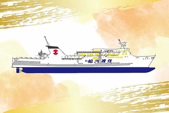 カーフェリー「えひめ」→「こがね丸」に 佐渡汽船の新船デビュー 上越航路に3年ぶり