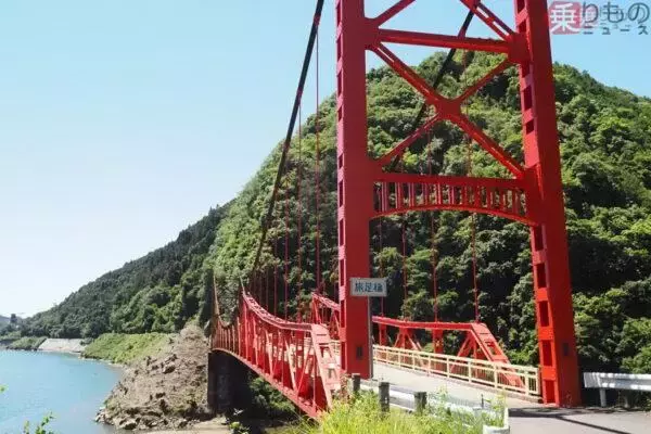 もうすぐ水没… 日本唯一「幻の橋」渡ってみた “圧巻の絶景” 味わえるのは今だけ！ 世界でも現存3つだけの激レア構造