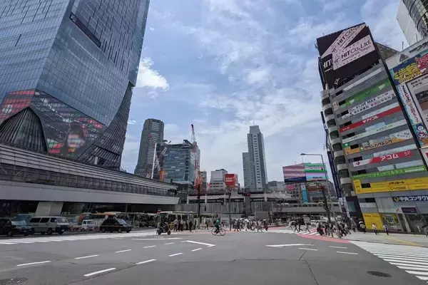 渋谷スクランブル交差点～宮益坂下、1/7・8に一時通行止め JR山手線の工事で