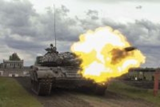 ロシア軍の「亀戦車」新型を発見 今度は“ハリネズミ状態”に ウクライナ軍の対応策は？