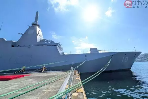 海自の最新ステルス護衛艦「ながら」就役 ついに全国5大基地での複数配置が完成！ もがみ型はあと何隻？