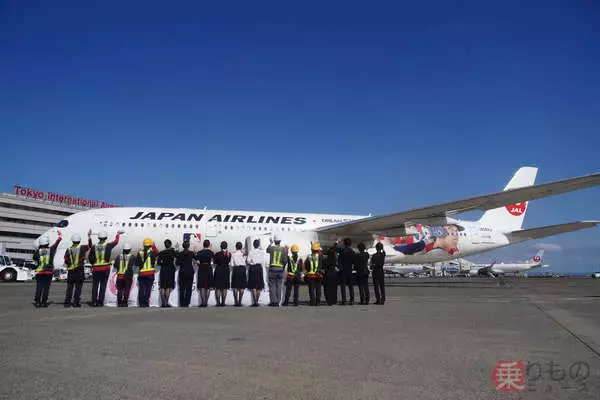 さらばJAL“大谷翔平”機！ “二刀流”塗装ジェット、本日ラストフライト 最終日の客室は“驚愕の仕掛け”も？