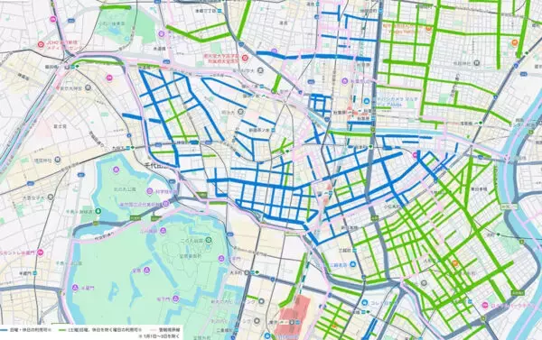 格安!! 路上のパーキング「どこにある？」「日曜に使ったら違反？」「バイクはOK？」一発で分かる神サイトが復活！ 都内相場の“10分の1以下”も