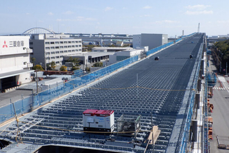 「世界最大級の斜張橋」ついに基礎工事はじまる 阪高湾岸線が「海を渡る区間」 海底から塔の上まで300m近くに!?