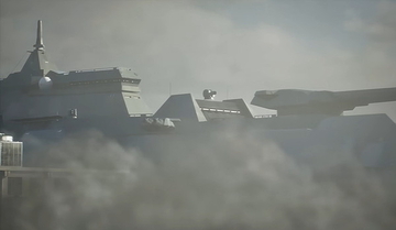 史上最大の軍艦より135ｍもデカい!? 旧海軍「大和」を凌ぐ『エースコンバット8』の新ボス「陸上戦艦」の衝撃スペックとは