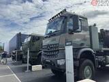 「トラック世界大手が「軍需企業化」を加速？ ダイムラーが新ブランド発表 背景にウクライナ戦争 ベンツがガチガチの軍用車に？」の画像1