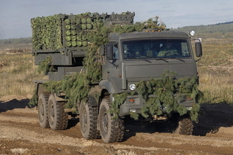 ロシア軍の危険な「地雷敷設システム」攻撃を受け炎上する映像公開「希少な目標」とウクライナ軍部隊は発表