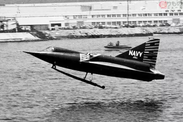 「史上唯一！「音速を超えた水上機」ジェット戦闘機に“スキー板”を履かせた米軍の挑戦「異形の怪鳥」はなぜ消えたのか？」の画像
