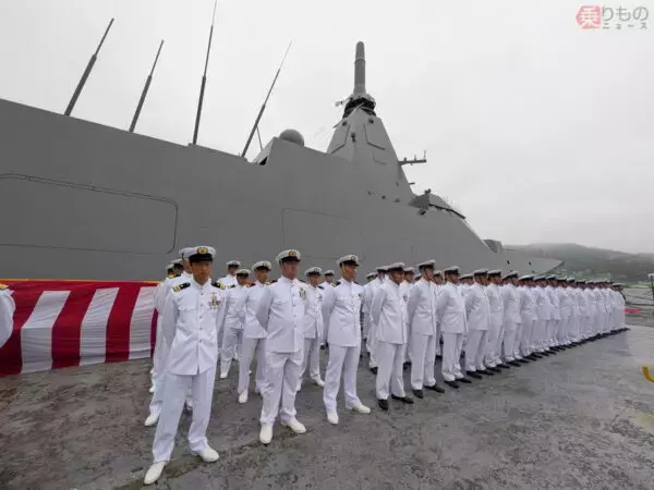 配備先はどこ？ 海自の最新護衛艦「なとり」就役 伊達政宗モチーフのロゴ引っ提げ“北の守りの要”へ