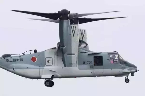 陸上自衛隊「オスプレイ」長崎県で飛行訓練開始 7/26から2日間 海自大村航空基地