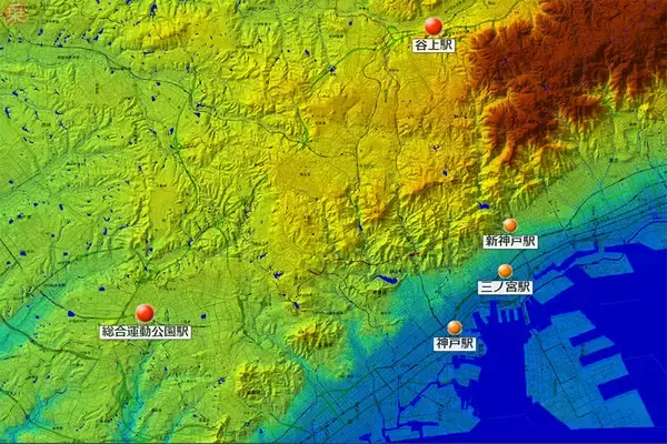 「「高さ日本一の地下鉄駅」再び神戸に 標高244m 既存駅が断トツ首位に躍り出たカラクリ」の画像