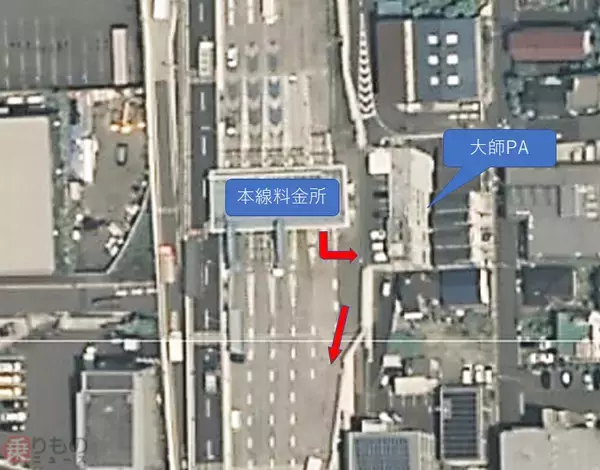 「全国「超ミニサイズ」パーキングエリア5選+1 まるでバス停 海が間近 ほぼ「くぼみ」!?」の画像