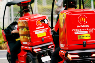 マクドナルド 宅配バイク電動化 新興メーカーの電動3輪を本格導入 走行コスト半分以下