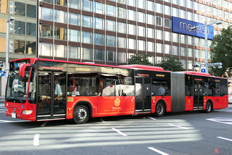 名古屋で導入予定ナシの連節バスが走ったワケ　もっとスゴイ車両を走らせる「SRT構想」とは？