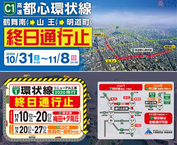 11月の道路工事なぜ多い 渋滞注意の大工事が目白押し 首都高 阪高 名高速etc 年11月3日 エキサイトニュース