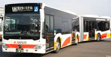 和歌山市内で連節バス試走へ 「IR誘致に有効」南海と市がBRT共同研究開始