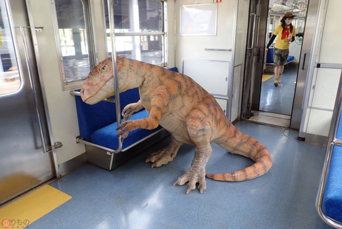 リニューアルでどうなった えちぜん鉄道 きょうりゅう電車 車内外とも恐竜尽くし 年12月7日 エキサイトニュース
