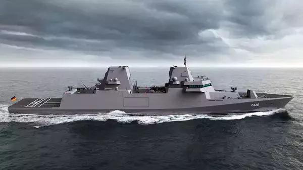 「ドイツ海軍 2028年就役予定の次世代多目的戦闘艦 調達名称「F126型フリゲート」に決定」の画像